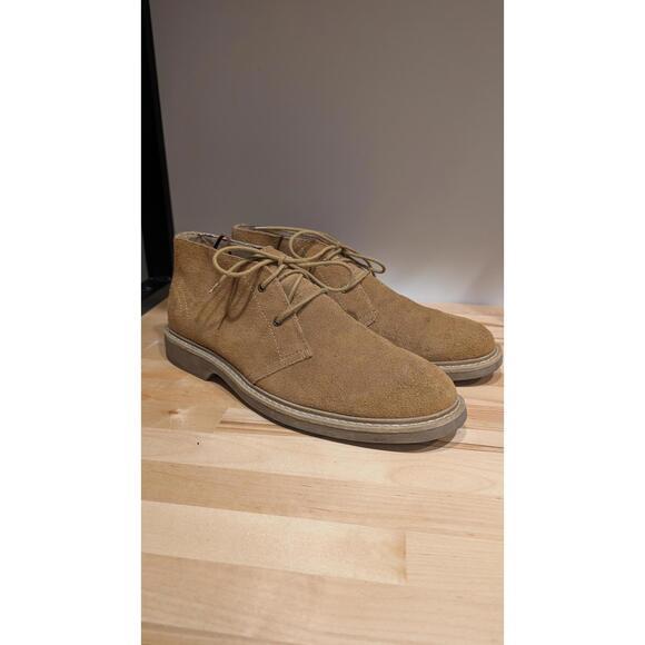 Perry Ellis America Tan Suade dessert Chukka Boots‎ Mens size 11 - Picture 1 of 7
